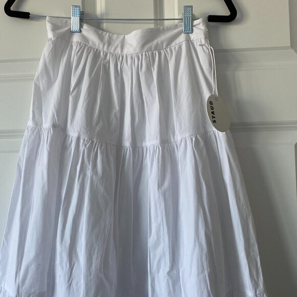 STAUD Sea Skirt - White - Picture 3 of 5